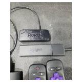 Roku Streaming Devices and Amazon Fire TV Stick with Remotes