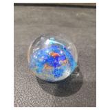 TROPICAL OCEAN ART GLASS PAPERWEIGHT