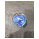 TROPICAL OCEAN ART GLASS PAPERWEIGHT