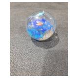 TROPICAL OCEAN ART GLASS PAPERWEIGHT