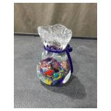 Decorative Glass Fish Bowl Paperweight