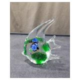 Hand Blown Glass Fish Figurine