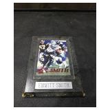 Emmitt Smith Dallas Cowboys Trading Card Plaque