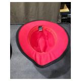 Black Western Cowboy Hat Set