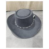 Black Western Cowboy Hat Set