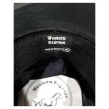 Black Western Cowboy Hat Set