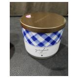 Bath & Body Works 3-Wick Candles - Purrfect Pumpkin and Gingham