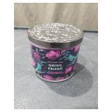 Bath Body Works  White Barn 3-Wick Candle w/Essential Oils - 14.5 oz - 2022 Halloween Scents! (Ghoul Friend)
