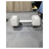25 lb Cast Iron Hex Dumbbells - Pair
