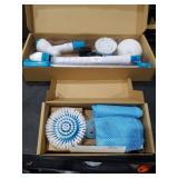 Spin Scrubber Power Cleaning Brush With Extra Attachments