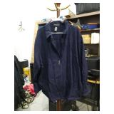 Brandini Navy Blue Zip-Up Jacket Size 2XL