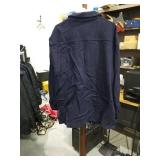 Brandini Navy Blue Zip-Up Jacket Size 2XL