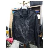 Claiborne Black Quilted Jacket Size 2XL