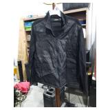 Claiborne Black Quilted Jacket Size 2XL