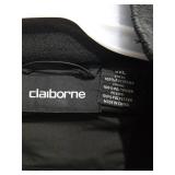 Claiborne Black Quilted Jacket Size 2XL