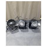 LOT OF 3 VORNADO TABLE TOP FANS