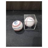 MLB Perfect Game Official Baseball with Display Case