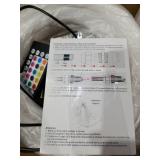 CHINLY 16W 260pcs 0.03in 6.5ft Car Use Bluetooth RGBW LED Fiber Optic Light Starlight Headliner Light Kit APP&Remote Music Mode Optical Fiber