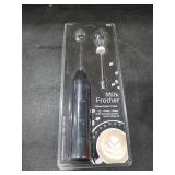 3-Speed Electric Milk Frother with Dual Whisks