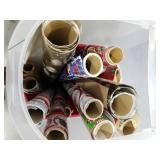 Sterilite 40\" Infra Red Vertical Wrap Container With Wrapping Paper