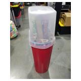 Sterilite 40\" Infra Red Vertical Wrap Container With Wrapping Paper