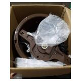 Nostalgia 4 Quart Wood Ice Cream Maker Machine with Rock Salt