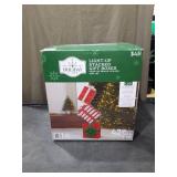Light-up Stacked Gift Boxes with 60 Red & Cool White LED Lights  42   Holiday Time New