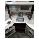 Kids Play Kitchen Set with Washer