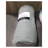 Plush Fleece Throw Blanket Set