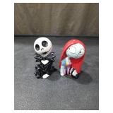 Nightmare Before Christmas Jack and Sally Salt & Pepper Shakers