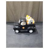 Mr Christmas Halloween Spooky Cookie Jar Black Truck Skeleton Tree