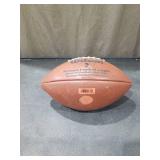 Signed NFL Football with White Autograph