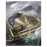 FILIYANO Arc Floor Lamp for Living Room, Marble Base Standing Lamp - Black Gold Floor Lamps with 360 Rotatable Arm, Industrial Tall Lamp Metal Material, Reading Lamp for Bedroom Couch Sofa Desk