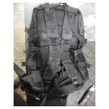 kookoomia 50L Military Tactical Backpack Large Day Backpack for Men Molle Army 3 Days Assault Pack Bug Out Bag Water Resistant and Heavy Duty Hiking Treeking Rucksack - Black