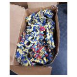 RoundFunny 100 Pieces Knot Rope Dog Toys Multi Color Puppy Chew Toy Cotton Puppy Toys Dental Dog Teething Toys 2 Knot Dog Tug for Small and Medium Dogs Aggressive Chewers Supplies