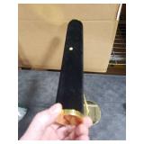 Coward T-Bar Necklace Organizer Stand, Velvet Necklace Bracelet Holder Stand with Metal Base, Hanging Jewelry Display Organizer for Women Girls (Black 4.0cm thickness tube)