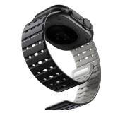 Bandletic Compatible with Apple Watch Bands for Men Women, Rugged Magnetic Silicone Sport Strap for iWatch 49mm(Ultra 3/2/1),46mm(11/10),45mm(9/8/7),44mm(SE3/SE2/SE/6/5/4),42mm(3/2/1)