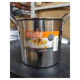 IMUSA 8 Quart Stainless Steel Stock Pot Silver