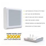 MAZ-TEK Plug-in Led Night Light with Auto Dusk to Dawn Sensor,Adjustable Brightness Warm White Lights for Hallway,Bedroom, Kids Room, Kitchen, Stairway, 2 Pack