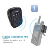Anysecu HB980 Two Way Radio Wireless Bluetooth Handheld Speaker Mic, Shoulder Microphone for Walkie Talkie UV-5R 5RA 5RB 5RC 5RD 5RE 5REPLUS BF-888S TH-UV8000D UV-82 Accessories