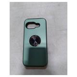 JAME for Google Pixel 9a Case, Dual Layer Military Grade Protection, Shockproof Cover with Metal Ring Holder Stand Kickstand, Slim Fit Protective Phone Case for Google Pixel 9A, Alpine Green