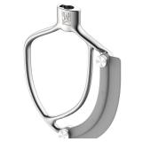 Flex Edge Beater Pro FEB6HD for KitchenAid Bowl-Lift Stand Mixers With 6QT Tulip Shaped Bowl- Stainless Steel Flat Beater with Replaceable Silicone Edges.