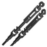 2Pcs Vgoohobby Steel Drive Shaft CVD Driveshaft #14410B Compatible with MJX Hyper Go 14210 14209 1/14 RC Car Upgrade Parts (Black)