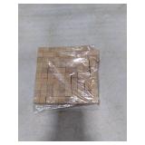 DaTpuik Bamboo Small Blocks 100 PCS 1/2 Inch Unfinished Blocks for Crafts Wooden Cubes Plain Wooden Blocks for Baby Shower Blank Wooden Blocks, STEM, Building, Birch Wood Cubes for Crafts