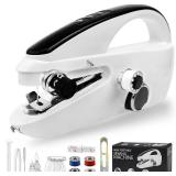 Hand Held Sewing Machines For Adults, Hand Held Sewing Machines For Hemming with Test Fabric(Not second-hand), Portable Easy To Use Heavy Duty Rechargeable Hand Cordless Sewing Machine For Beginners