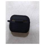 Case Compatible with AirPods Pro 3 Generation 2025 Cover with Keychain, Gawnock Engraved Leopard Skin Soft Cover for AirPods Pro 3 Case Full Protection,Front LED Visible, Black