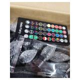 Brightown Smart C9 LED Christmas Lights, 150 LED RGB C9 String Light with Remote, App Control, Music Sync, Connectable Waterproof Outdoor Christmas Lights for House Tree Patio Holiday Xmas Decor