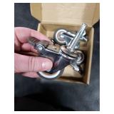 Stem Caster Wheels with 5/16 x 1-1/2 (8 x 38mm) Stem Sockets TPR Replacement Castors Swivel Casters for Carts, Furniture, Dolly, Workbench (2.0 inch with Brakes)