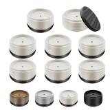 Furniture Risers Bed Risers Heavy Duty 1 inch, 2 inch, 3 inch, 4 inch Round Adjustable Bed Lifts Riser for Desk Legs Table Couch Sofa Chair Refrigerator Washing Machine (1 Inch, White, 8 Pack )