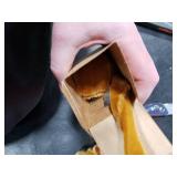 Keypan Gold Velvet Ribbon for Christmas 1-1/2 Inch Wide Handmade Fringe Fabric Ribbons for Gift Wrapping, Baby Shower, Flower Bouquet, 3 Ydars